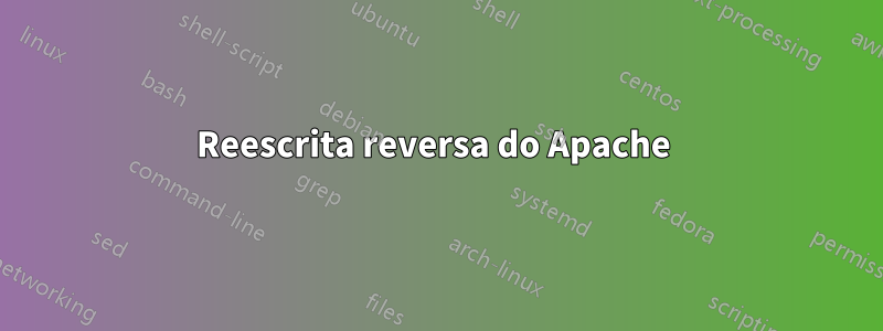 Reescrita reversa do Apache 