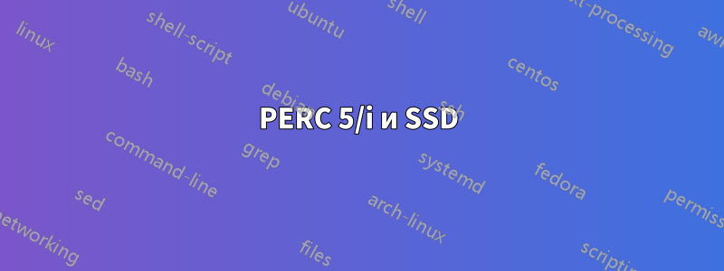 PERC 5/i и SSD