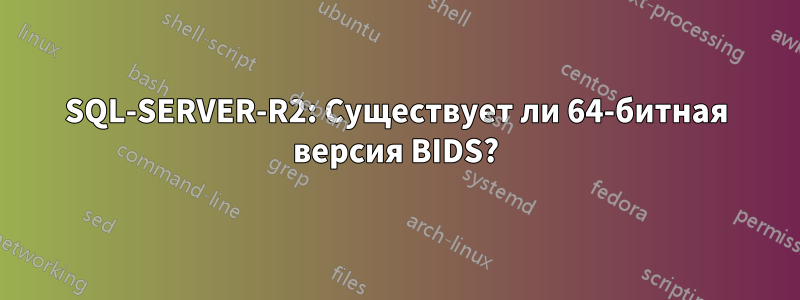 SQL-SERVER-R2: Существует ли 64-битная версия BIDS?