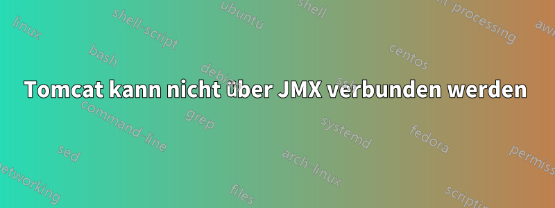 Tomcat kann nicht über JMX verbunden werden