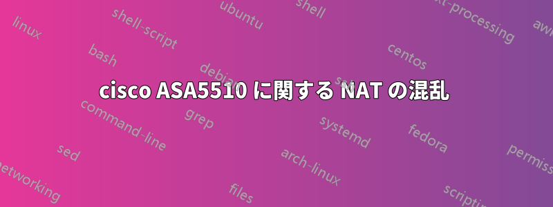 cisco ASA5510 に関する NAT の混乱