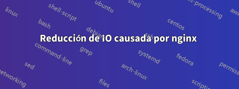 Reducción de IO causada por nginx