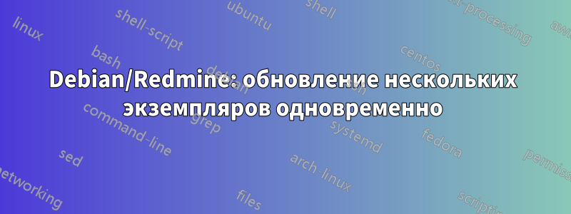 Debian/Redmine: обновление нескольких экземпляров одновременно