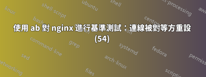 使用 ab 對 nginx 進行基準測試：連線被對等方重設 (54)