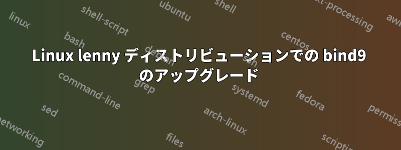 Linux lenny ディストリビューションでの bind9 のアップグレード