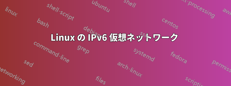 Linux の IPv6 仮想ネットワーク