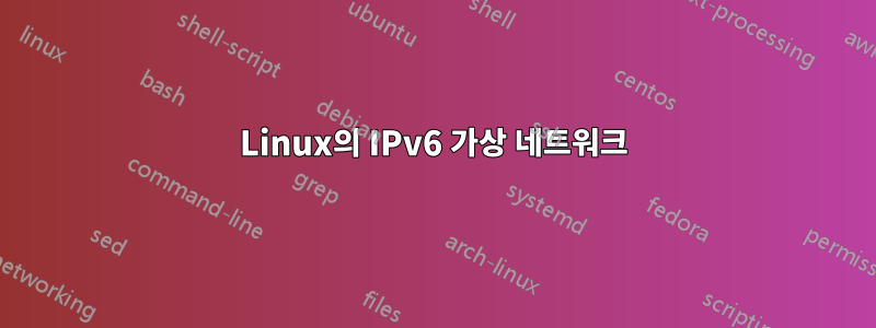 Linux의 IPv6 가상 네트워크