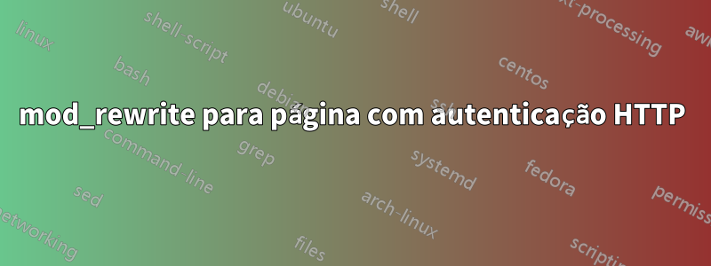 mod_rewrite para página com autenticação HTTP