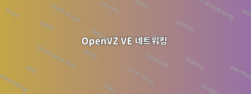 OpenVZ VE 네트워킹