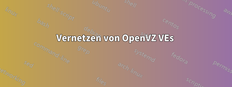 Vernetzen von OpenVZ VEs