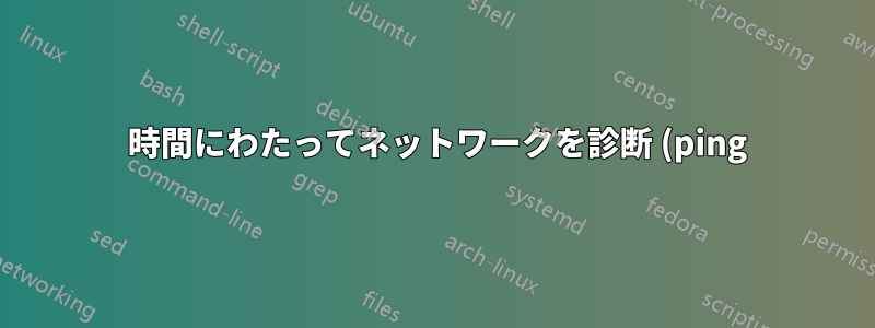 24 時間にわたってネットワークを診断 (ping) するソフトウェアはありますか?
