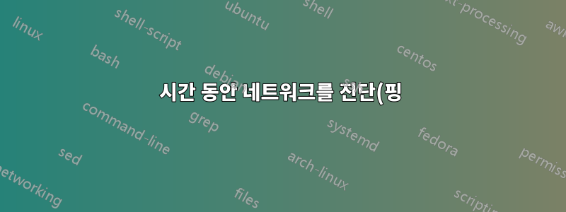 24시간 동안 네트워크를 진단(핑)하는 소프트웨어?