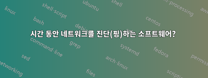 24시간 동안 네트워크를 진단(핑)하는 소프트웨어?