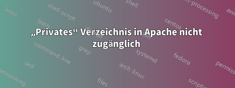 „Privates“ Verzeichnis in Apache nicht zugänglich