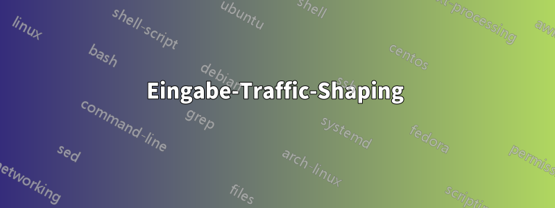 Eingabe-Traffic-Shaping