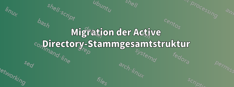 Migration der Active Directory-Stammgesamtstruktur