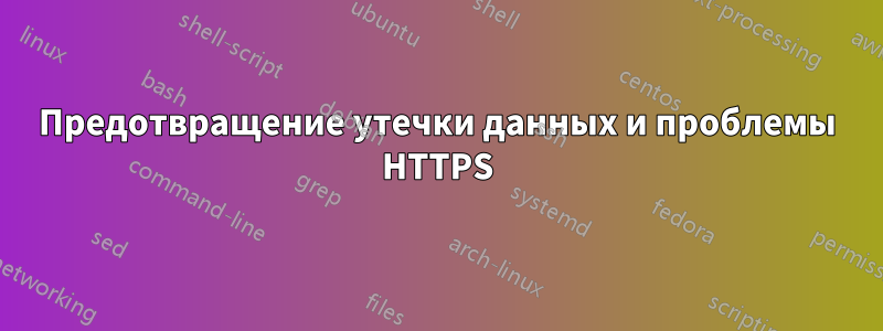 Предотвращение утечки данных и проблемы HTTPS