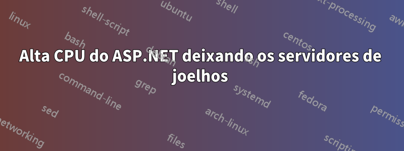 Alta CPU do ASP.NET deixando os servidores de joelhos