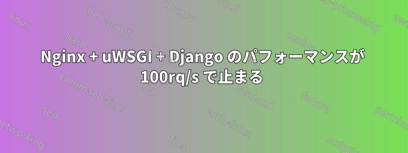 Nginx + uWSGI + Django のパフォーマンスが 100rq/s で止まる