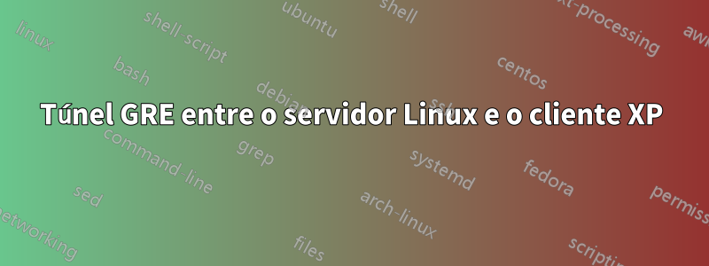 Túnel GRE entre o servidor Linux e o cliente XP