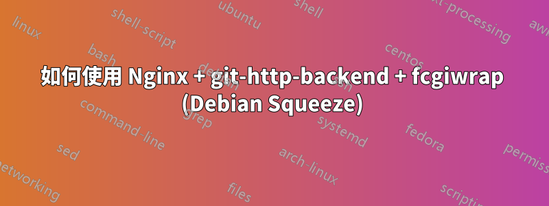 如何使用 Nginx + git-http-backend + fcgiwrap (Debian Squeeze)