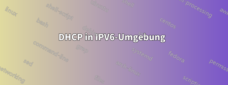 DHCP in IPV6-Umgebung 