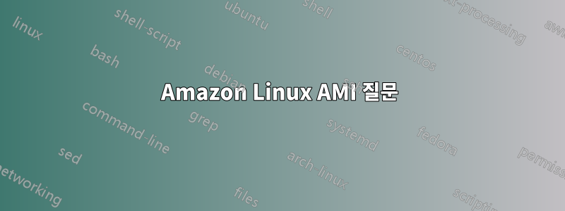 Amazon Linux AMI 질문