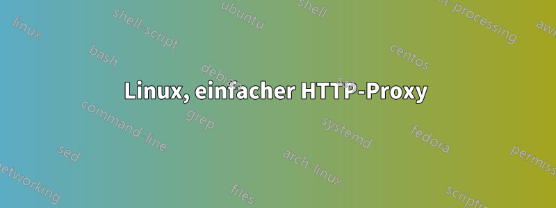 Linux, einfacher HTTP-Proxy