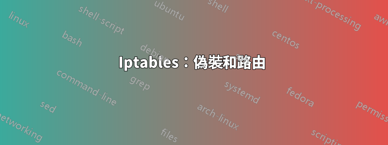 Iptables：偽裝和路由