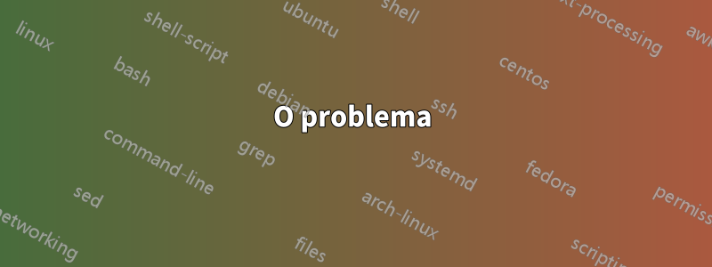 O problema