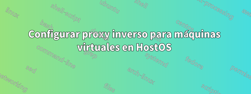 Configurar proxy inverso para máquinas virtuales en HostOS