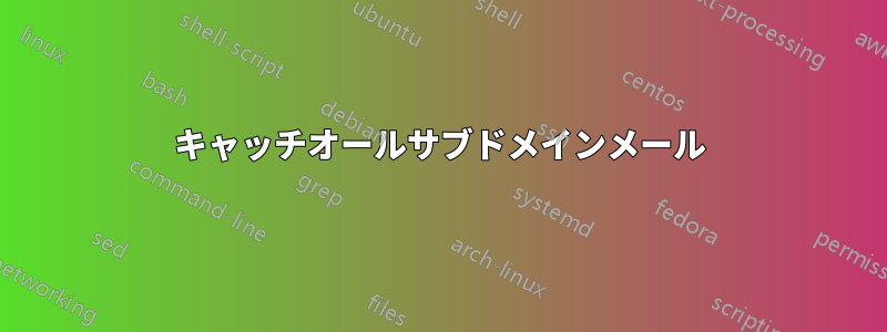 キャッチオールサブドメインメール