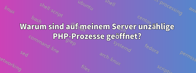 Warum sind auf meinem Server unzählige PHP-Prozesse geöffnet?