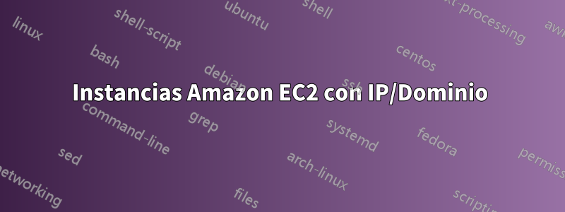Instancias Amazon EC2 con IP/Dominio