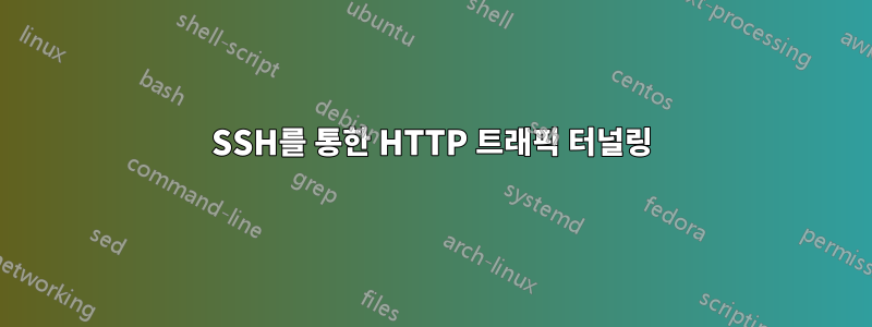 SSH를 통한 HTTP 트래픽 터널링