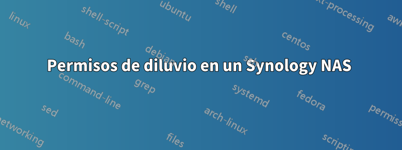 Permisos de diluvio en un Synology NAS