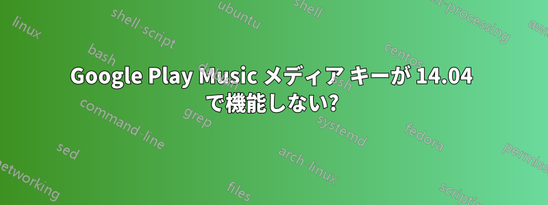 Google Play Music メディア キーが 14.04 で機能しない?