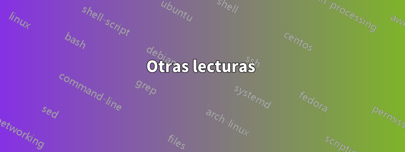 Otras lecturas