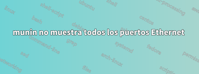 munin no muestra todos los puertos Ethernet