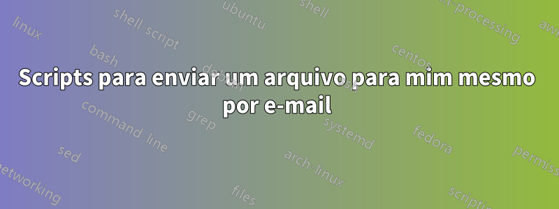 Scripts para enviar um arquivo para mim mesmo por e-mail