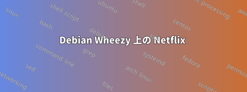 Debian Wheezy 上の Netflix