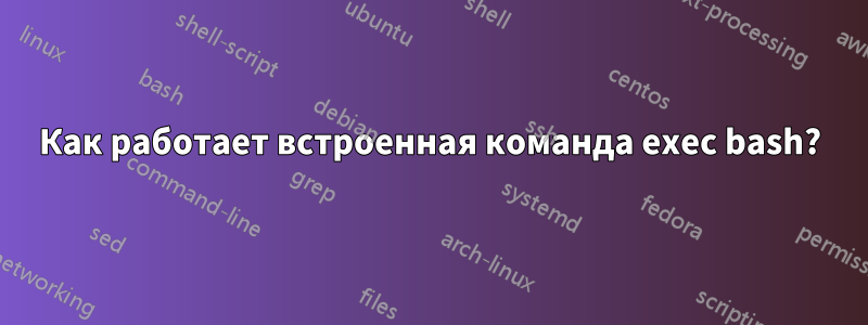 Как работает встроенная команда exec bash?