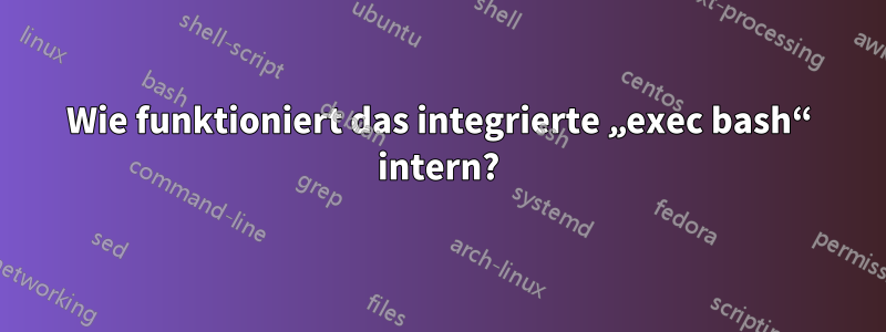 Wie funktioniert das integrierte „exec bash“ intern?