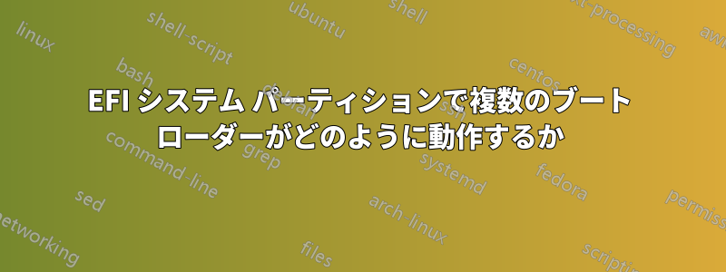 EFI システム パーティションで複数のブート ローダーがどのように動作するか