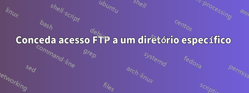 Conceda acesso FTP a um diretório específico