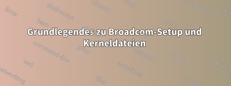 Grundlegendes zu Broadcom-Setup und Kerneldateien