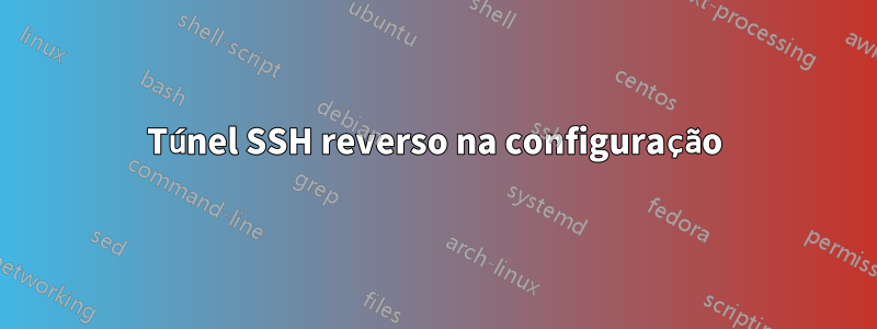 Túnel SSH reverso na configuração