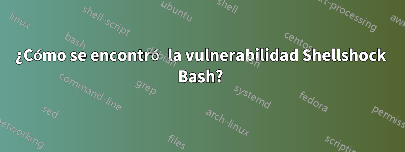 ¿Cómo se encontró la vulnerabilidad Shellshock Bash?