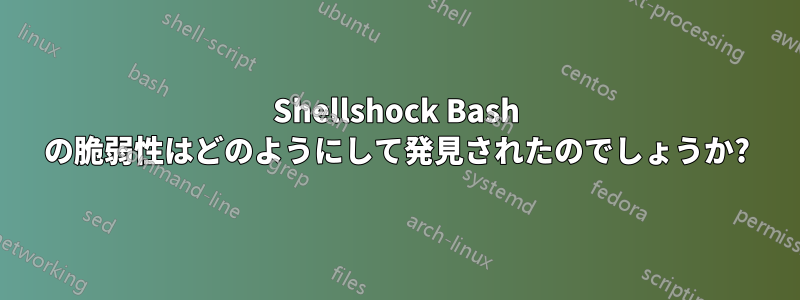 Shellshock Bash の脆弱性はどのようにして発見されたのでしょうか?