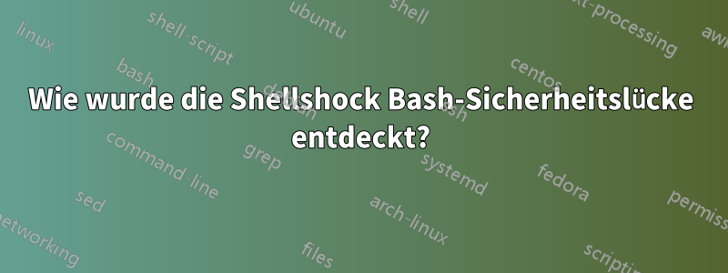 Wie wurde die Shellshock Bash-Sicherheitslücke entdeckt?